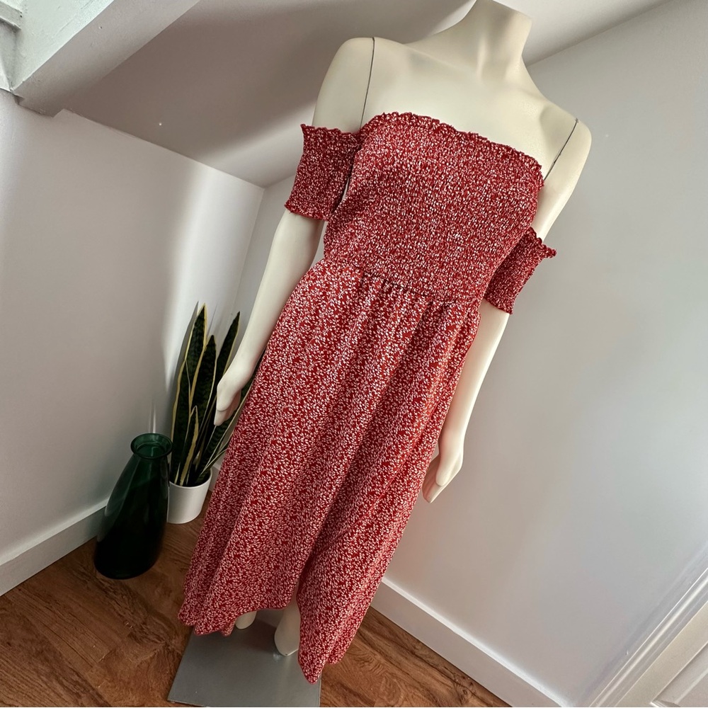 🌾👒🧈 SHEIN : Gorgeous Off the Shoulders Floral Tradwife Vibe Dress